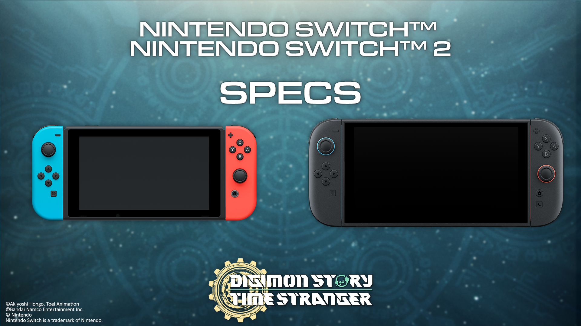 DIGIMON STORY TIME STRANGER - Nintendo Switch™ & Nintendo Switch™ 2 Specs