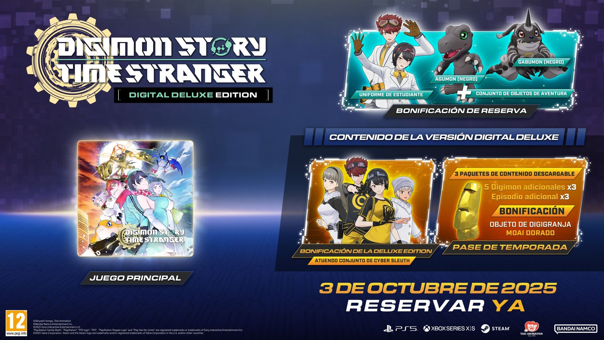Digimon Story Time Stranger Deluxe Edition