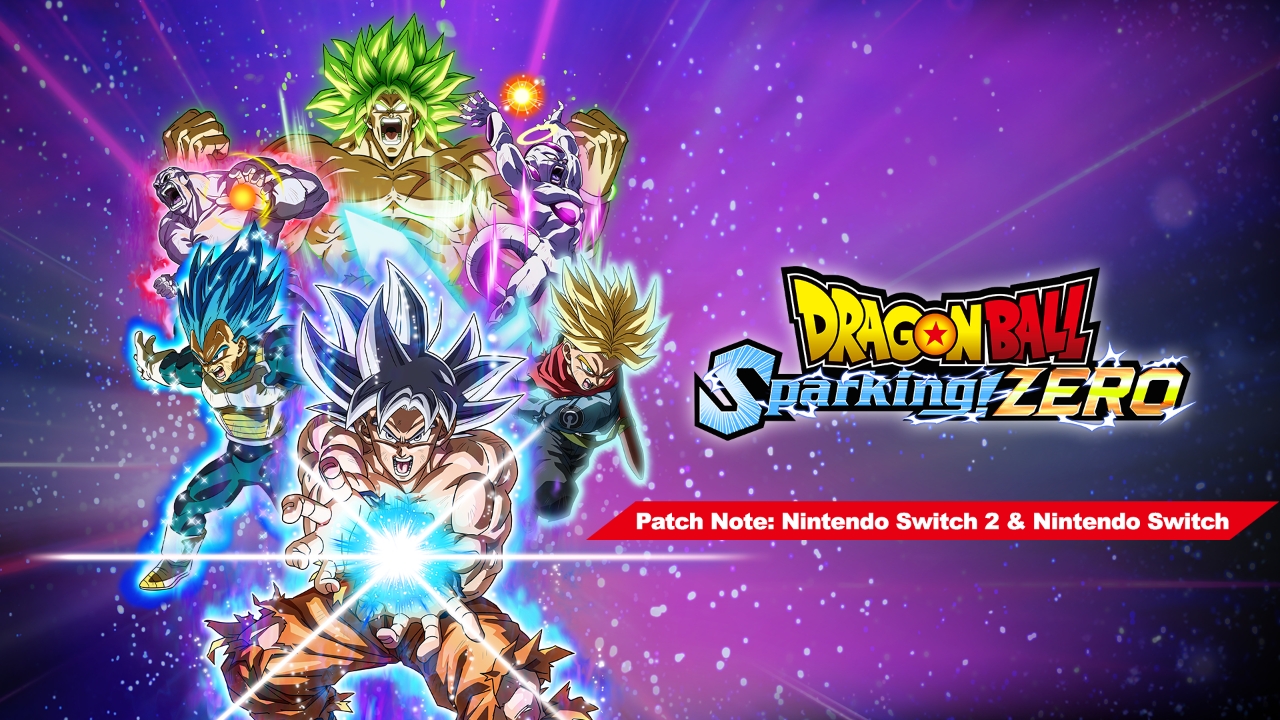 DRAGON BALL Sparking ZERO Free Update Notice Nintendo Switch
