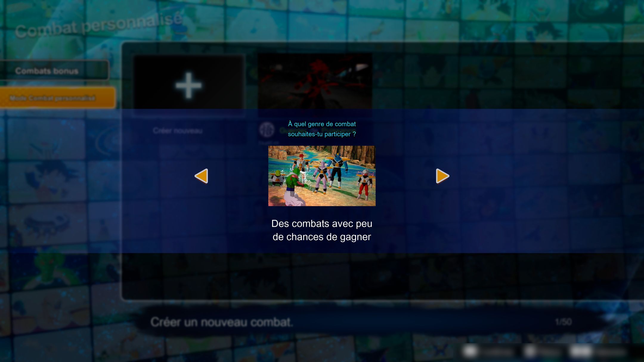 DBSZ Custom Battle Simple Mode