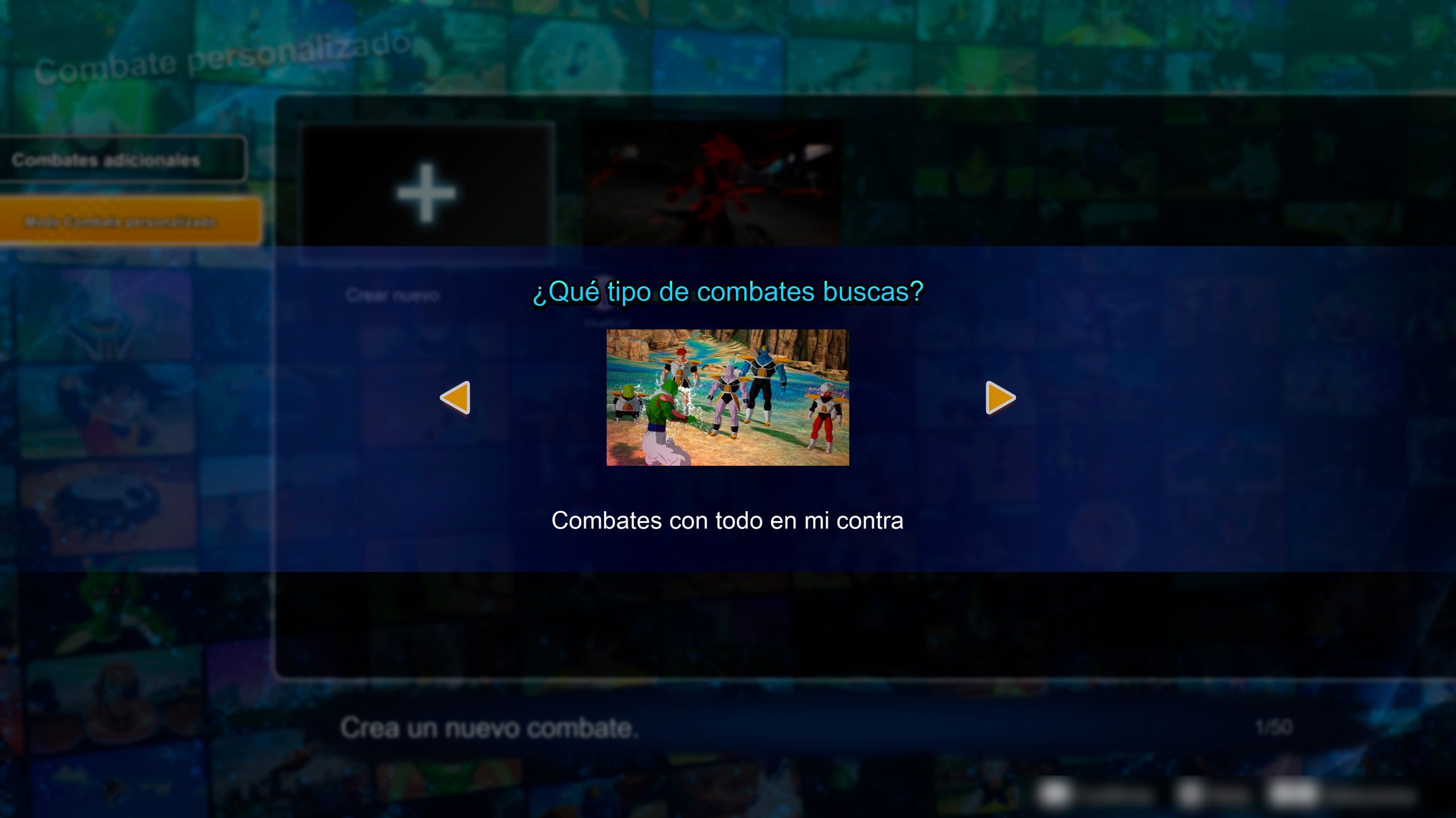 DBSZ Custom Battle Simple Mode