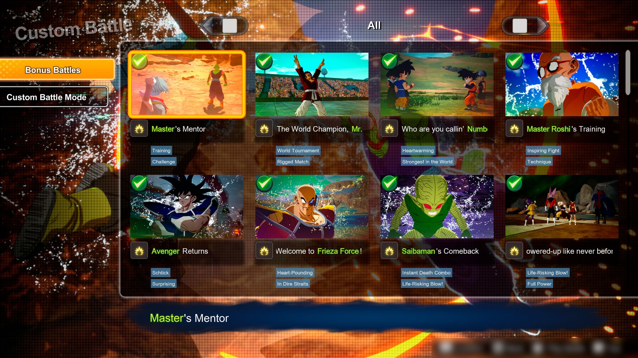 DRAGON BALL: Sparking! ZERO: Game Modes Handbook | Bandai Namco Europe