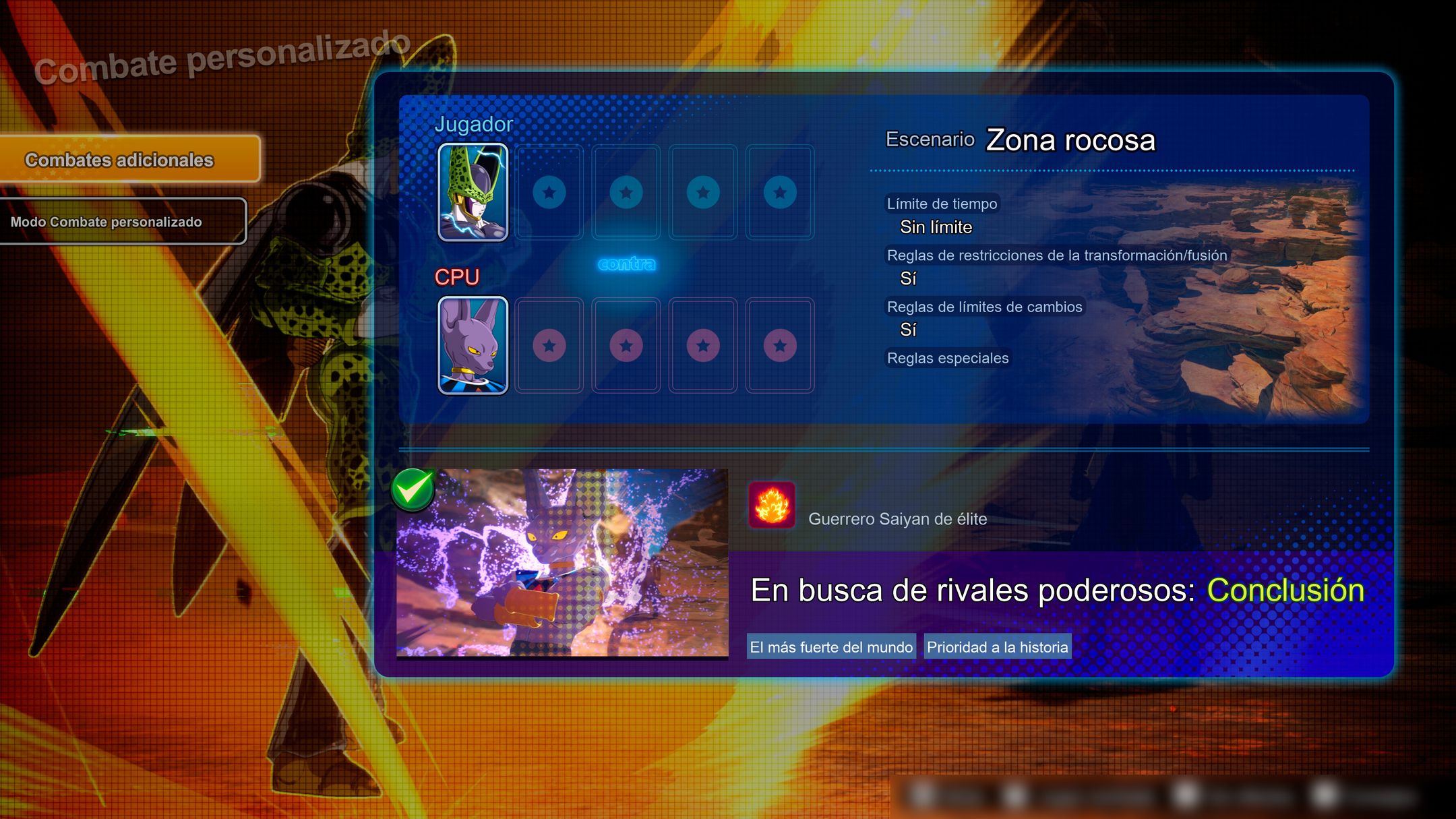 DBSZ Bonus Battle Rocky Land