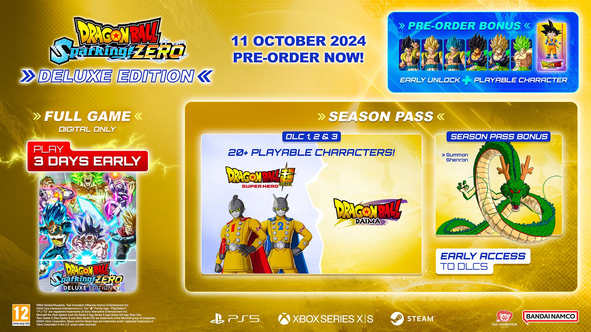 DRAGON BALL: Sparking! ZERO – Early Access is now available 