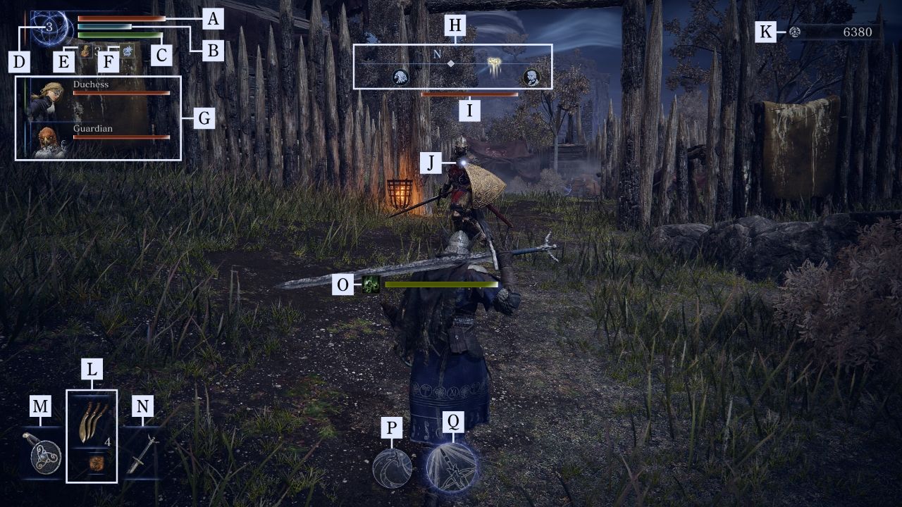 ER NIGHTREIGN GAME SCREEN