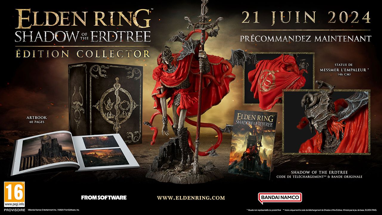 Visuel officiel Shadow of the Erdtree mettant en avant Messmer
