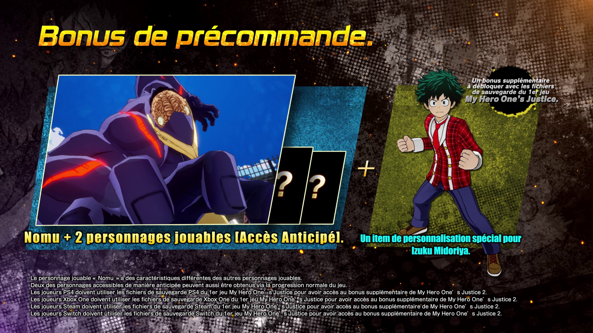 My Hero Academia Ultra Rumble Date De Sortie MY HERO ONE’S JUSTICE 2 dévoile sa date de sortie | BANDAI NAMCO Entertainment Europe