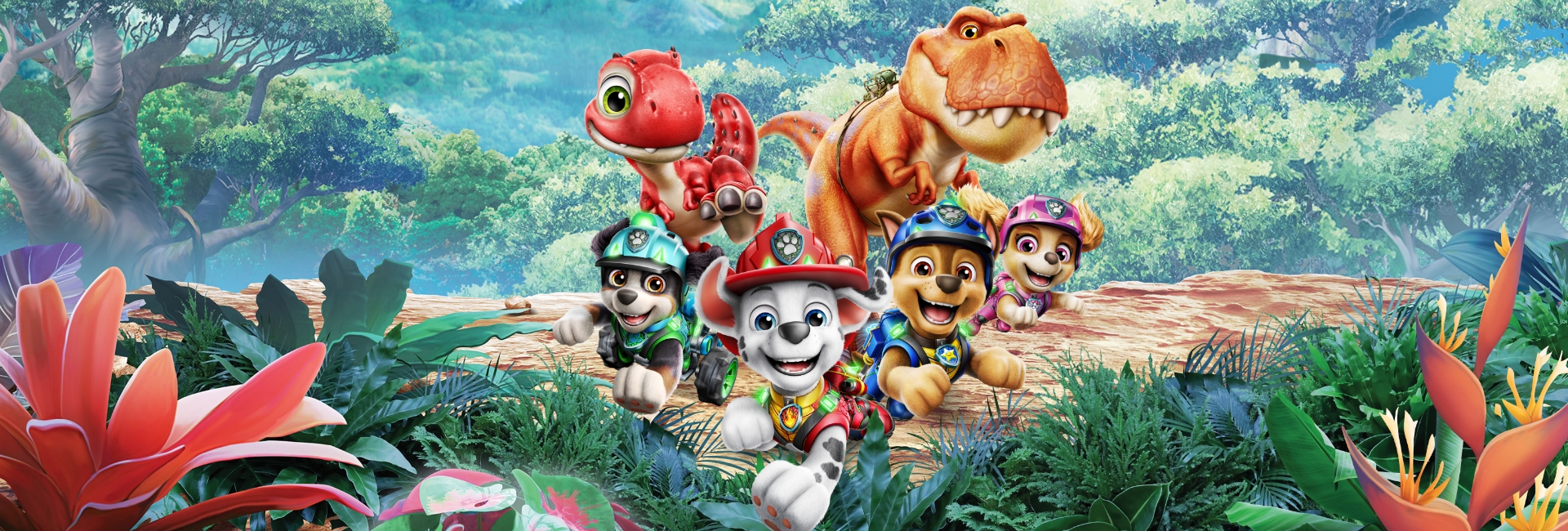 Paw Patrol Dino World Key Art