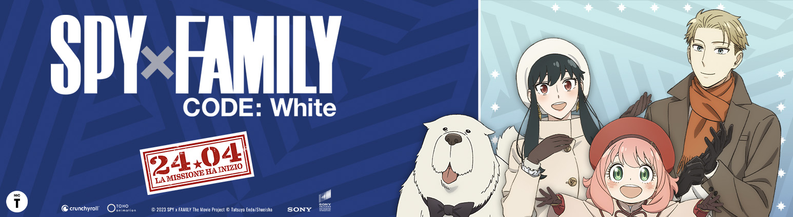 spy x family code white in cinema