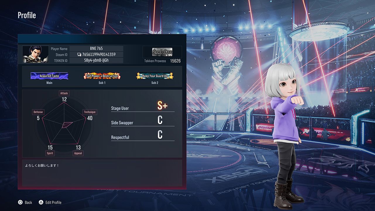 Tekken 8 My Profile