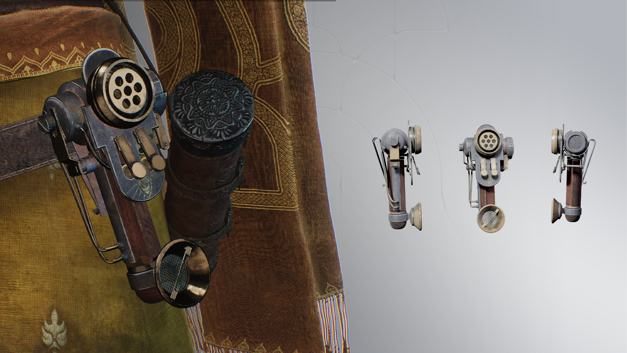 Haroona's radio, which allows her to communicate with her companions.