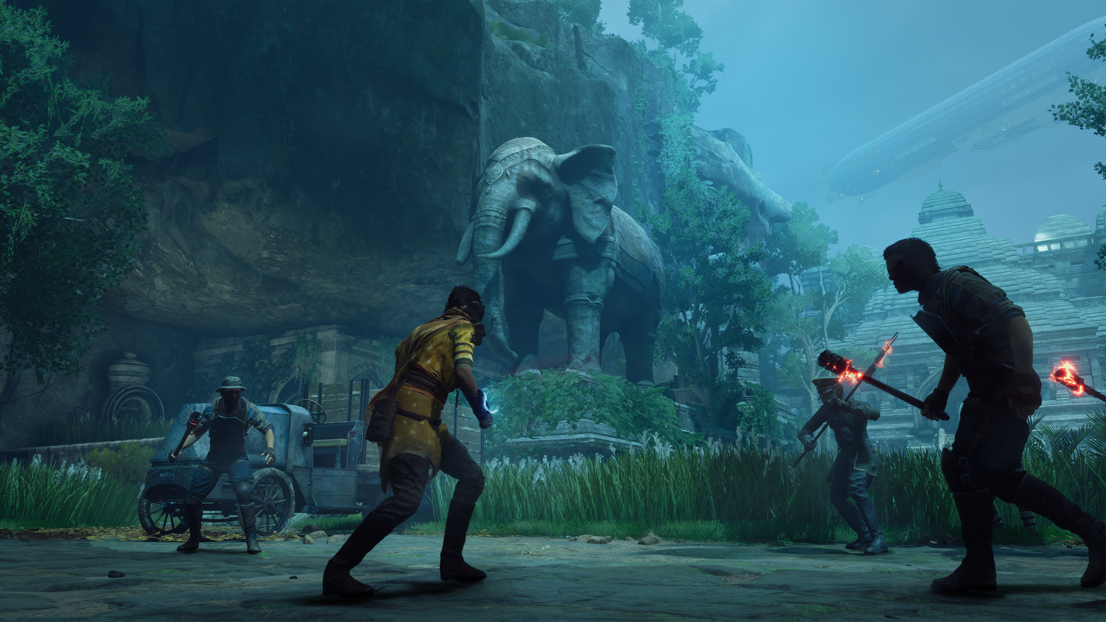 Haroona is surrounded by Ascendants in a Northern Indian mountain village.