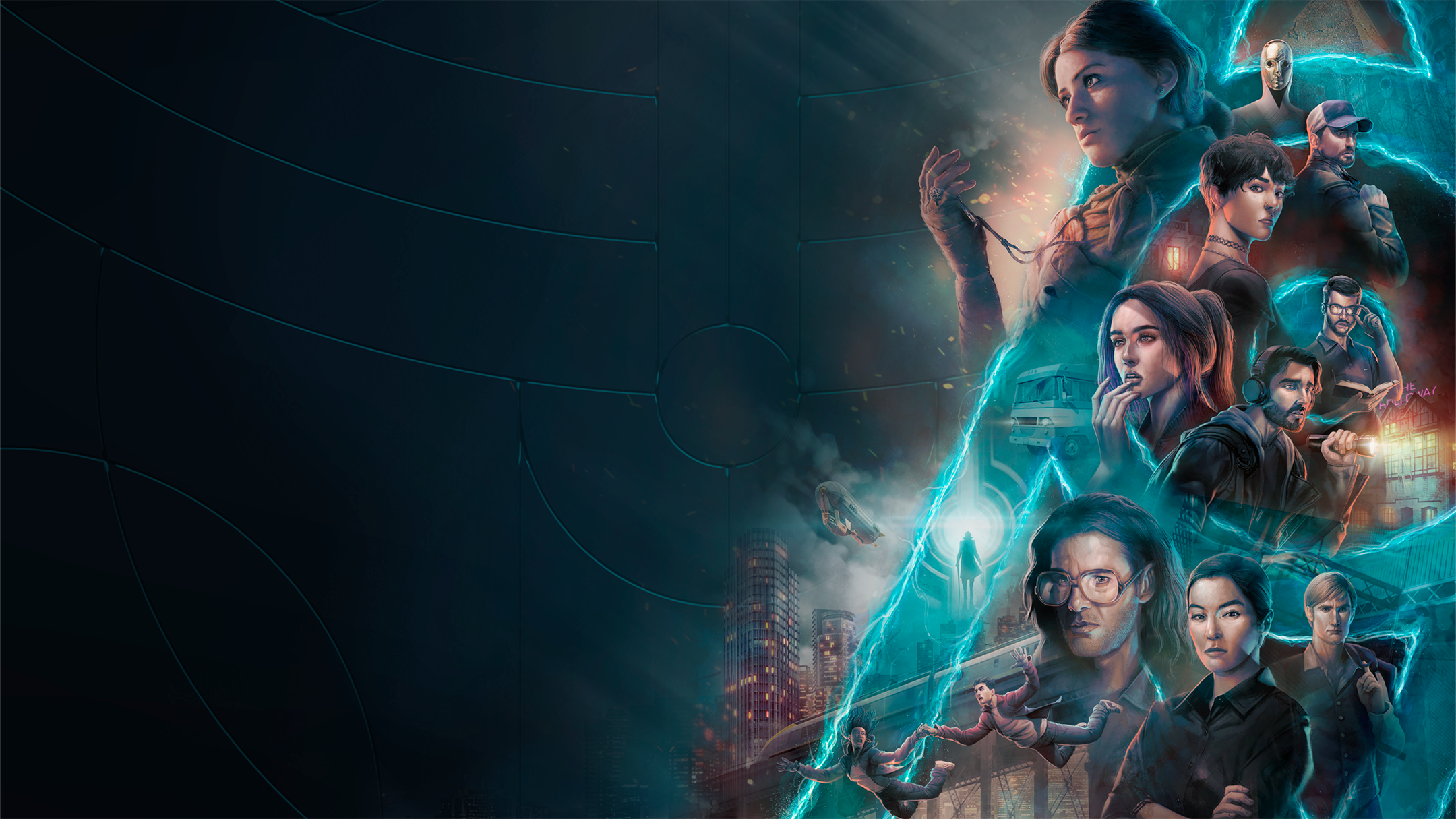 The entrance to a dark cave.